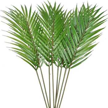 

8 Packs of Artificial Palm Leaf Greening Tropical Palm Tree Palm Leaf Wedding Decoration Garden Party Decorations