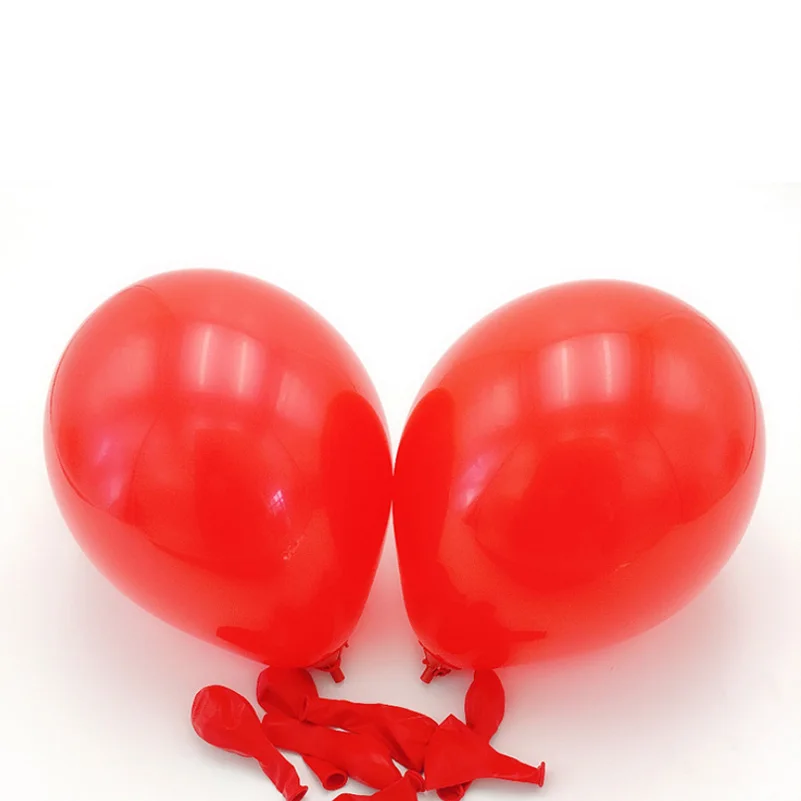 red balloon Merry Christmas латексные воздушные шары для гелия надувные вечерние шары 10 дюймов/12 дюймов 100 шт./лот - Цвет: red balloon