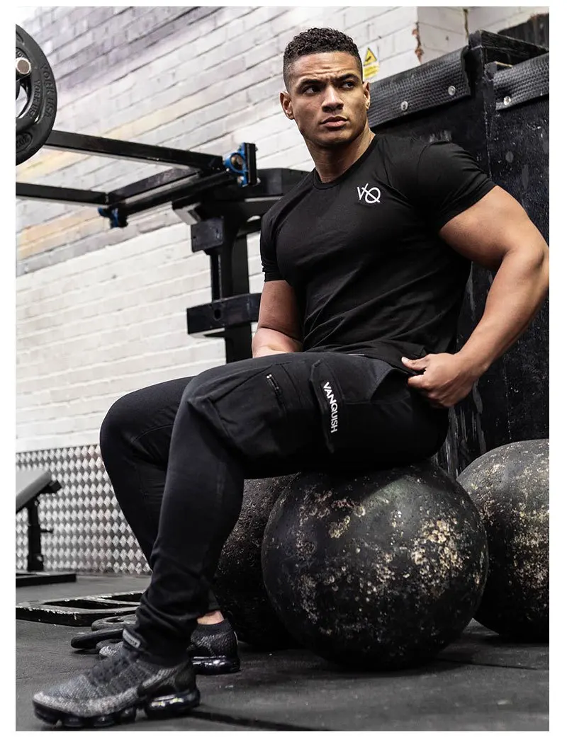 Triceps Dr. Европа и Америка братья популярный бренд стиль нагрудник комбинезон для мужчин чистый хлопок повседневное Бег Фитнес Брюки Whol