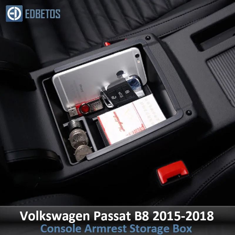 Passat аксессуары для Volkswagen Passat B8- подлокотник, ящик для перчаток вторичного хранения центральная консоль Органайзер лоток для укладки