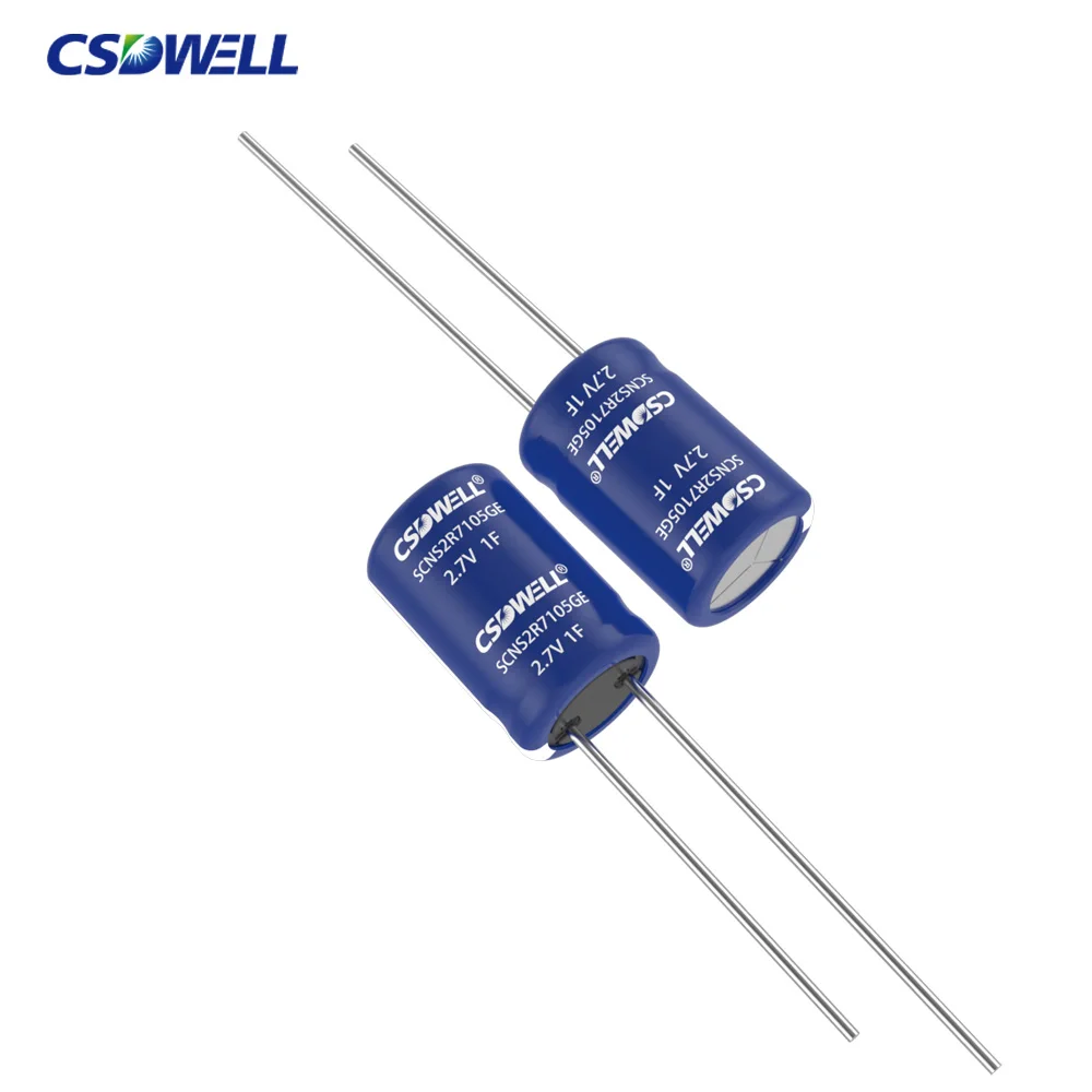 5 Pz/Lotto 2.7V 1F 2F 3.3F 5F 7F 10F 15F 25F 30F 50F Farad Condensatore Supercapacitor