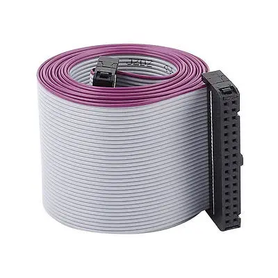 

2.54mm Pitch 34 Pin F/F Connector IDC Flat Ribbon Cable 148cm Length