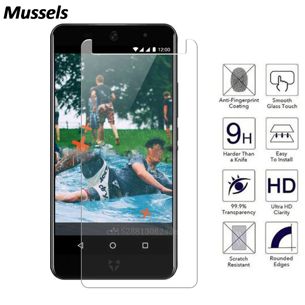 

For Wileyfox Swift2 Tempered Glass 9H 2.5D Premium Screen Protector Film For Wileyfox Swift 2 / 2+ Plus 5.0"