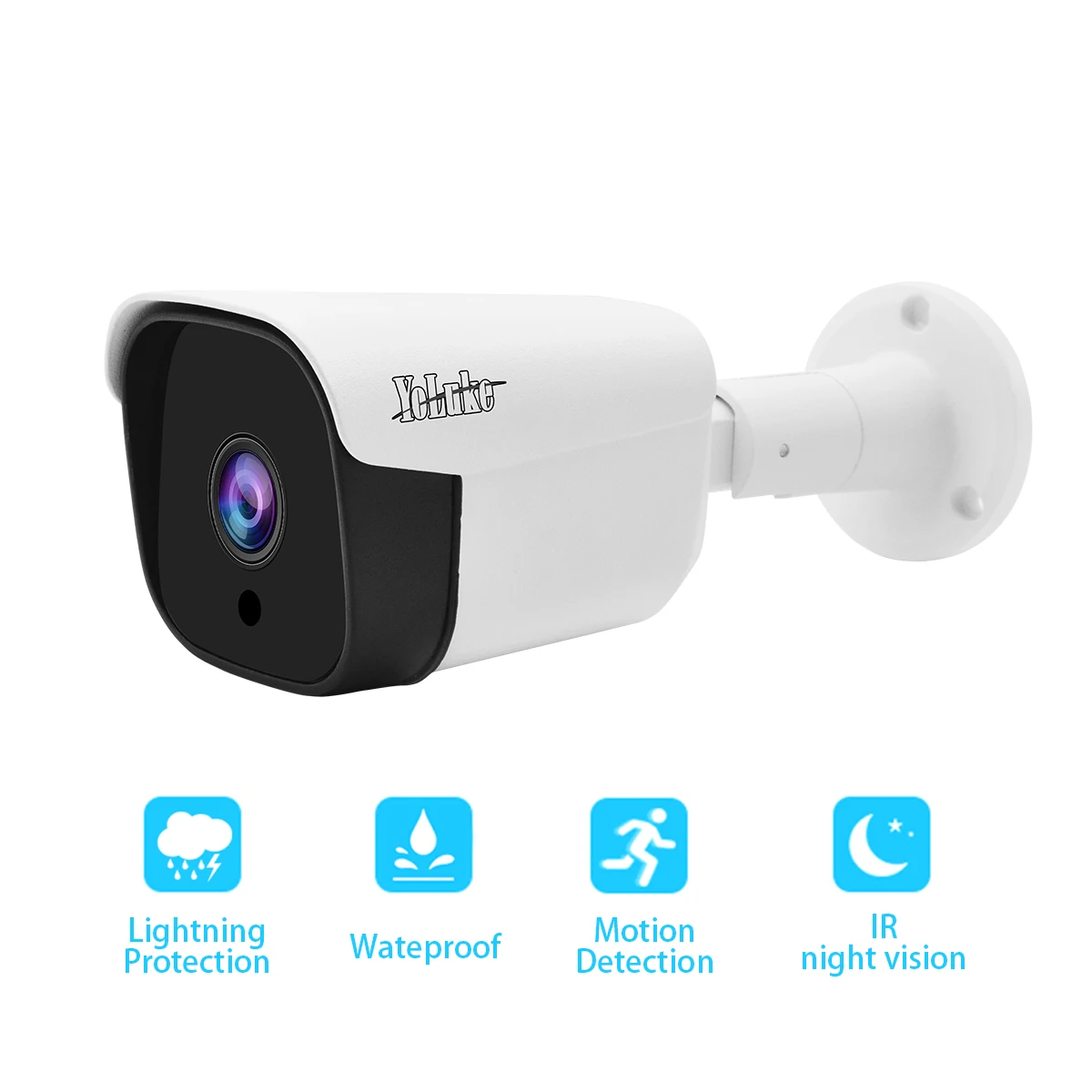 『Video Surveillance!!!』- JideTech POE IP Camera 1080P HD Security
CCTV Bullet Network Camera IR Night Vision 65 Feet IP66 Waterproof
Video Surveillance