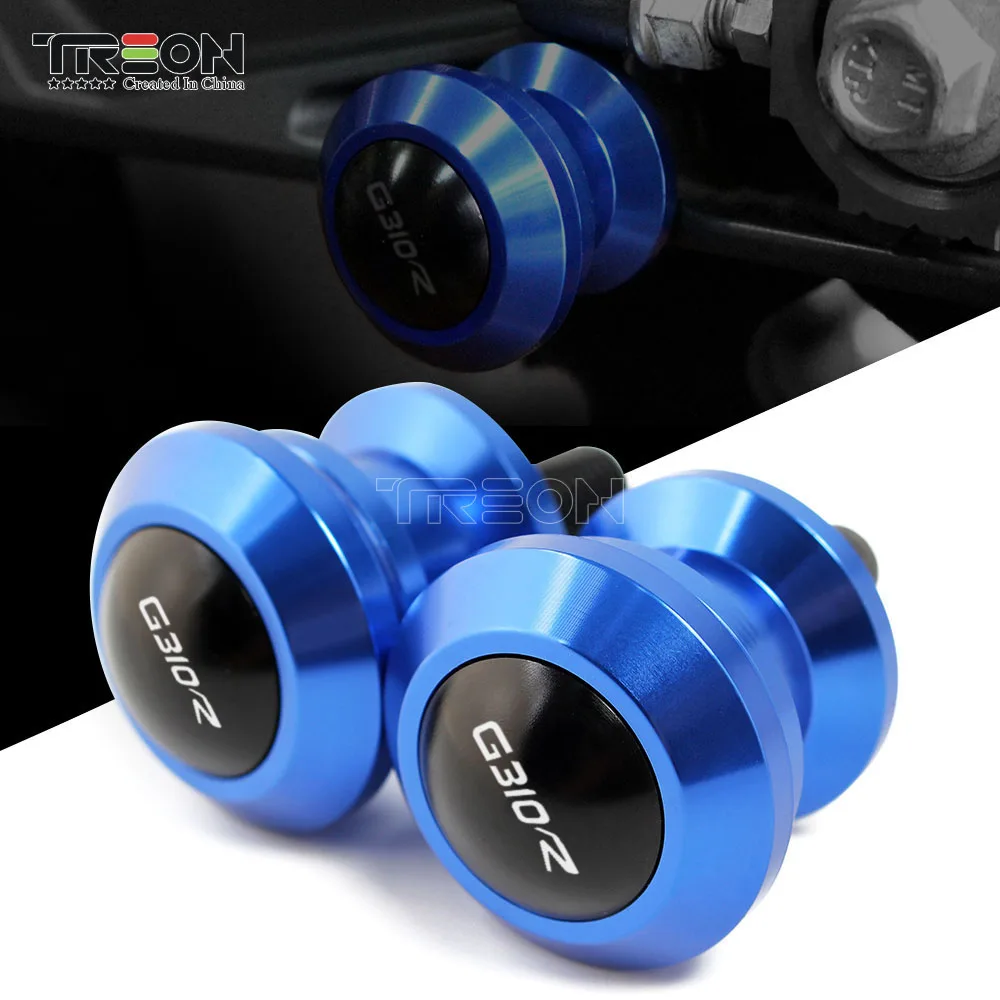 

NEW 8MM Motorcycle CNC Aluminum Swingarm Sliders Spools Stand Bobbins For BMW G310R G310R G310GS 2017 2018 Accessories
