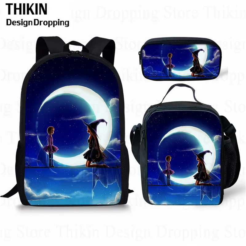 ALW0657CGK THIKN 3 шт школьная сумка набор Galaxy/Unicorn школьный рюкзак для подростков мальчиков девочек Студенческая дорожная сумка для книг школьные сумки для подарков - Цвет: ALW0657CGK