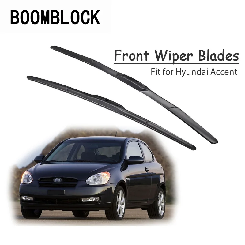 Boomblock 2pcs Car Accessories Windscreen Rubber Original Wiper Blades