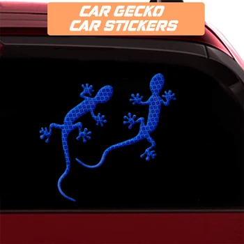 

Car Door Sticker Car Reflective Stickers Universal Car Sticker Body Safety Mark Gecko 2pcs