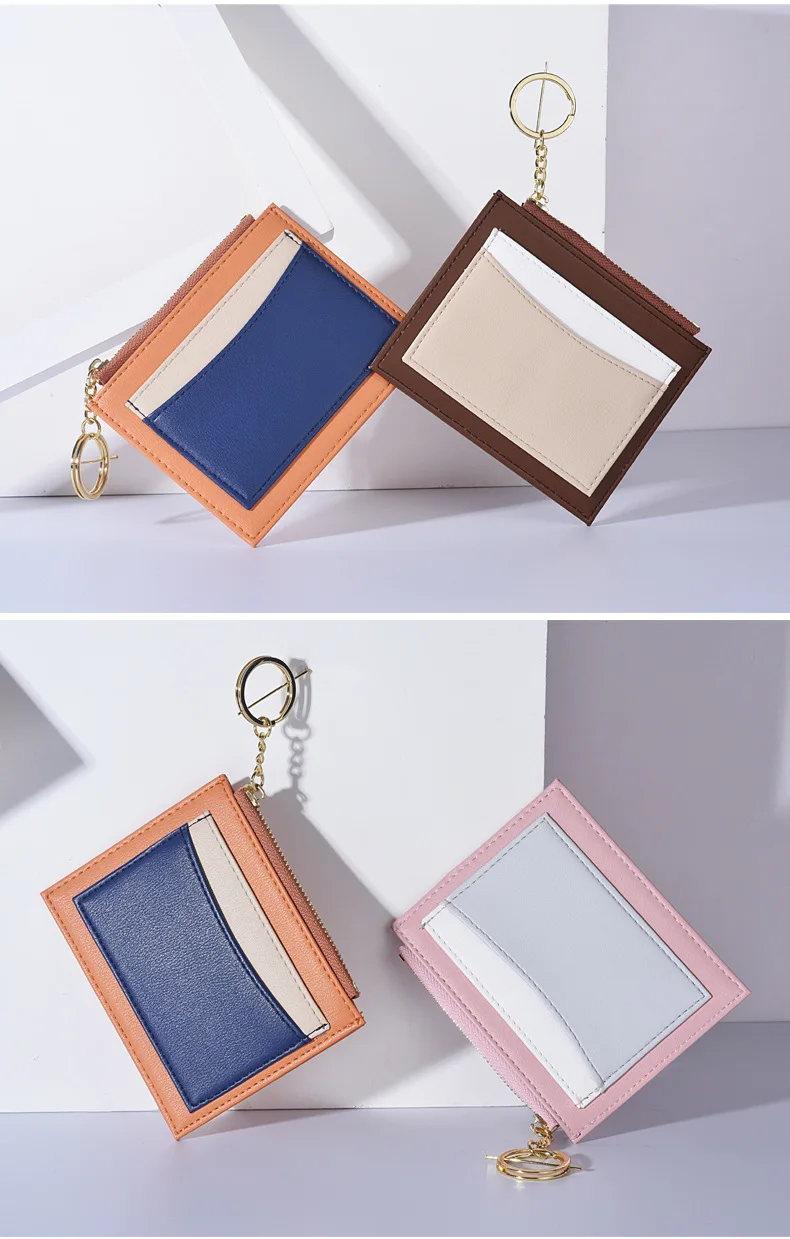 Девушка Мини прекрасная Монета Сумка Милый студенческий кошелек мульти-карты