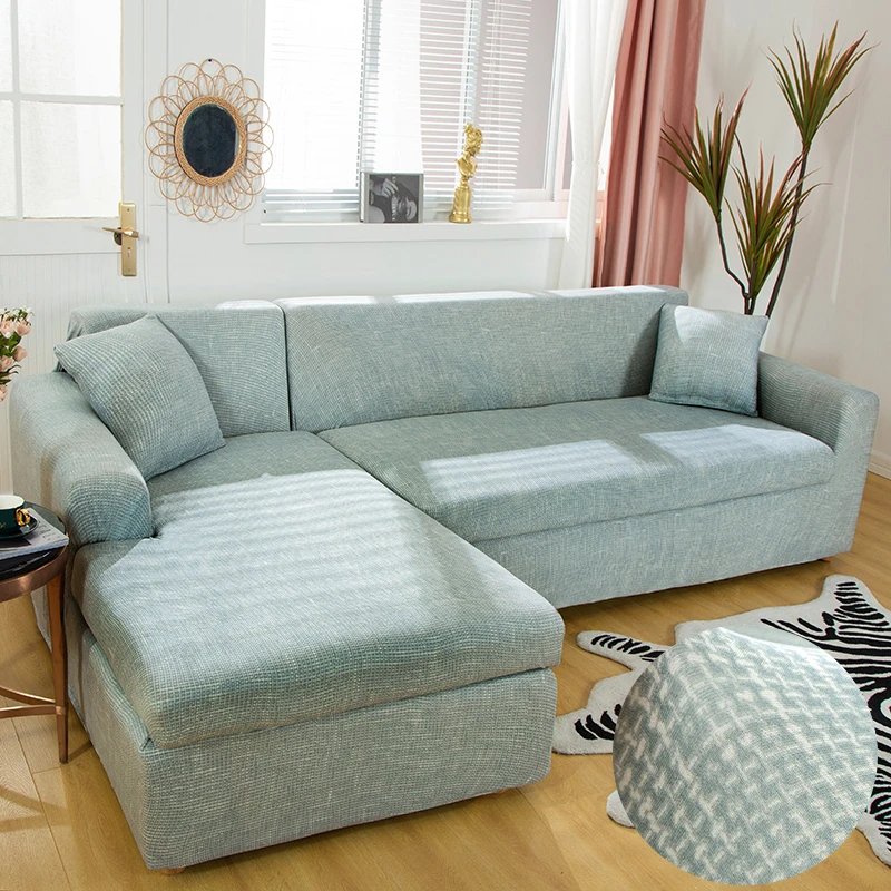 2pcs L Bentuk Sofa Covers Spandex Untuk Ruang Tamu Stretch Sofa Sudut Penutup Kursi Sofa Cover Sectional Sofa Sofa Penutup Aliexpress