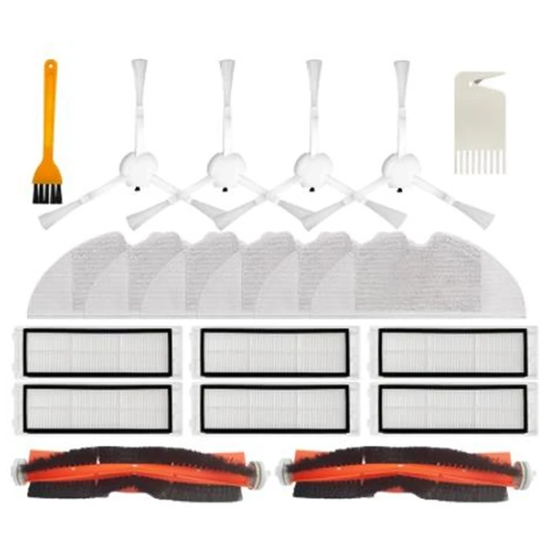 Main Brush Side HEPA Filter for Xiaomi Mijia 1C STYTJ01ZHM Robot Vacuum Cleaner Parts Accessories | Бытовая техника