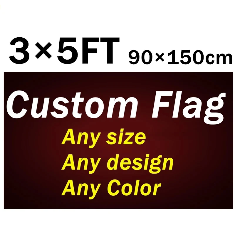 

Custom Single Side Printing Flag and Banners, Free Design Outdoor Advertising Polyester Decoration