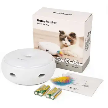 

Interactive Cat Toys Intelligent Automatic Funny Cat Toy Electric Feather Funny Cat Device High Quality Pet Supplies Home Happy