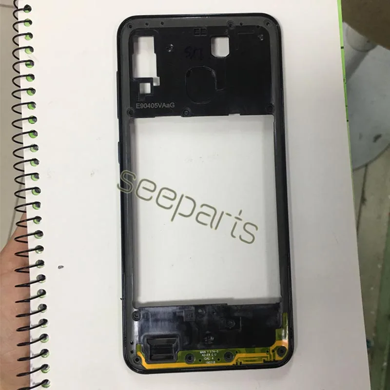 Для samsung Galaxy A20 A30 A40 A50 A60 средняя рамка Корпус чехол A205 A405 A305 A505 средняя рамка средняя пластина Замена