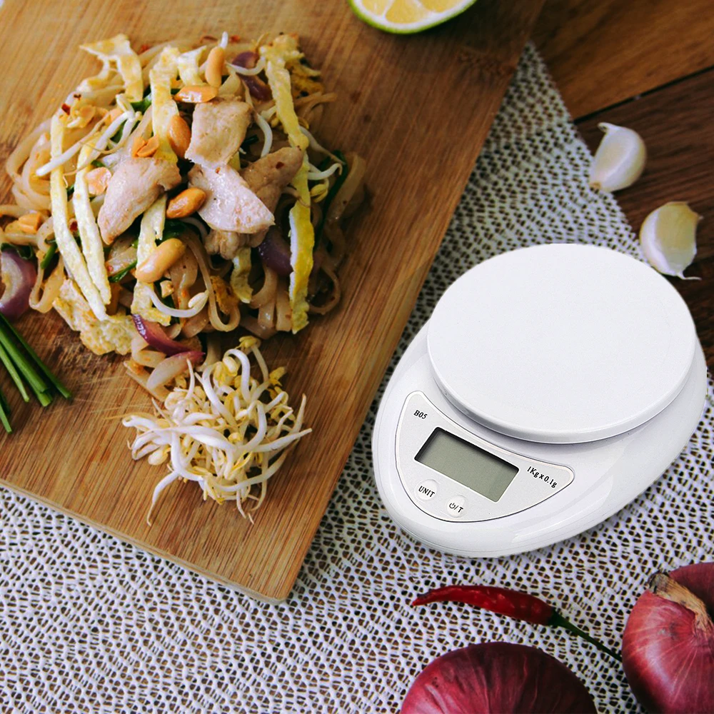 Balance Numérique Portable 3000g / 0.1g - Pour Cuisine, Bijoux, Or - Plateau Inclus - Précision Haute