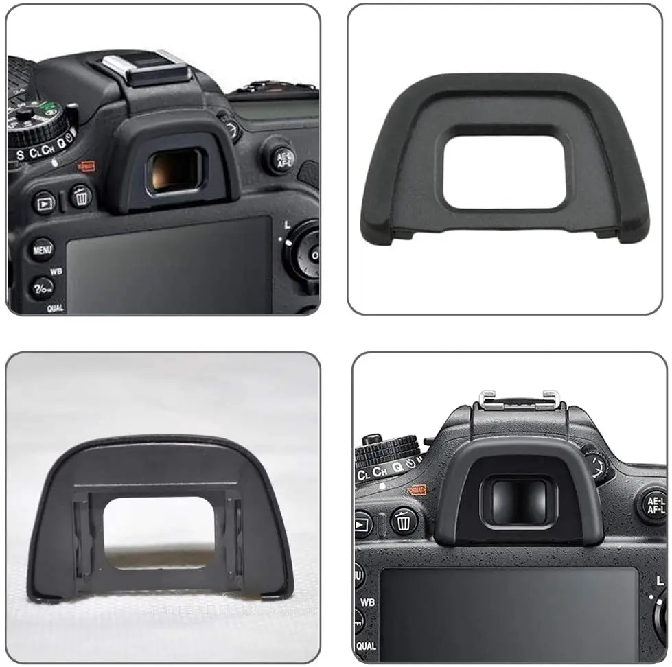 Rubber EyeCup 2pcs For Nikon D600 D610 D700 D7000 D7100 D7200 D90 D80 D70S D70 D70S