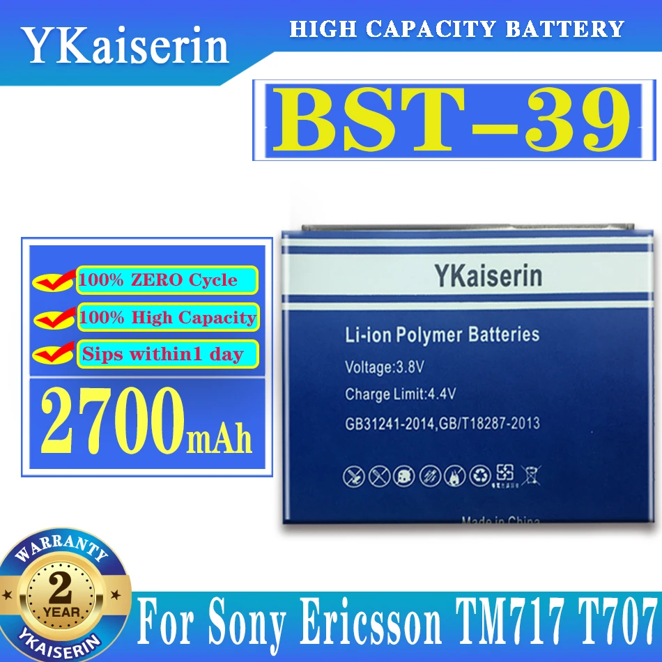 Для Sony BST-39 Аккумулятор для телефона Ericsson G702 J110a K200a T707 W380i W580 W600c W805 TM717 W910i Z555i Z710c 2700