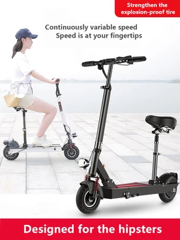 

Electric Scooter Adult Folding Electric Vehicle Driving and Traveling Portable Ultralight Small Mini Battery Car