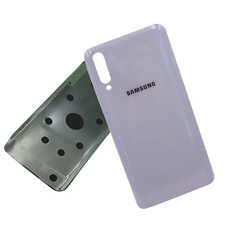 Samsung Galaxy A50 A505 A505F SM-A505F корпус батарея Дверь Задняя стеклянная крышка корпус замена корпуса A50