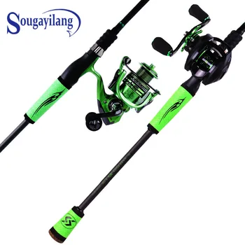 

Sougayilang 2019 New Spinning Casting Speed Fishing Rods Porable Light High Carbon 4 Pc Blanks for Travel Freshwater Fishing