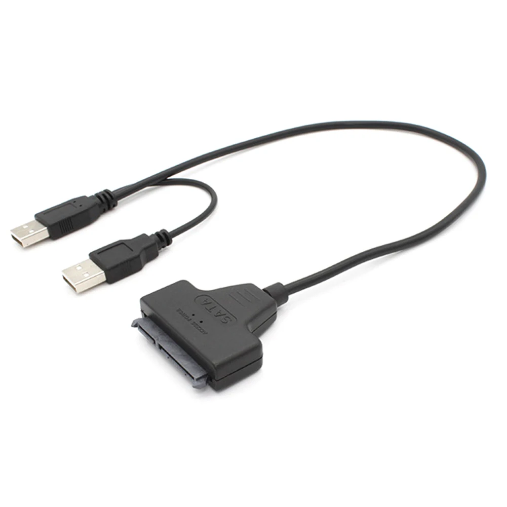 Жесткий диск конвертер USB 2,0 адаптер SATA 7+ 15 Pin кабель для 2,5 дюймов жесткий диск для ноутбука