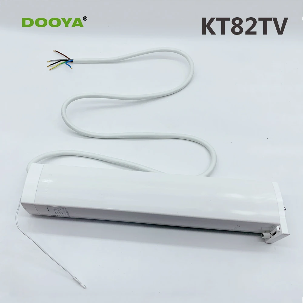 Светло-серый Умный занавес DOOYA zigbee, мотор для умного дома KT82TV, 110-240 В, бесшумный моторизованный занавес, дорожка для умного дома, Прямая поставка - Цвет: Светло-серый