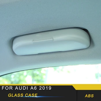 

For Audi A6 C8 2019 Auto Car Eyeglasses Clip Clamp ABS Car Glasses Cases Car Sunglasses Holder Interior Accessories
