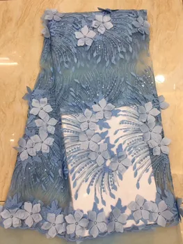 

African Sequins Lace Fabric 2019 High Quality Lace Nigerian Velvet Lace Fabrics French Net Lace Fabric For Women