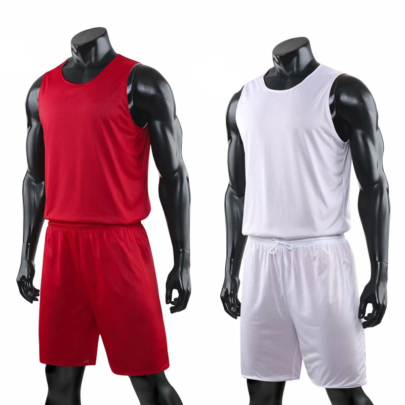 Двухсторонний набор для баскетбола, униформа для мужчин, детские спортивные костюмы, высокое качество, дышащие, быстросохнущие, мужские баскетбольные майки