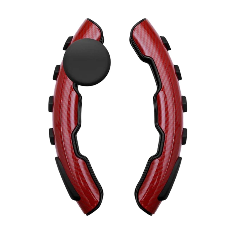 AU05 -Universal Steering Wheel Cover with Spinner 360degree Anti Slip Handle Knob Ball for Car Truck SUV Red | Автомобили и