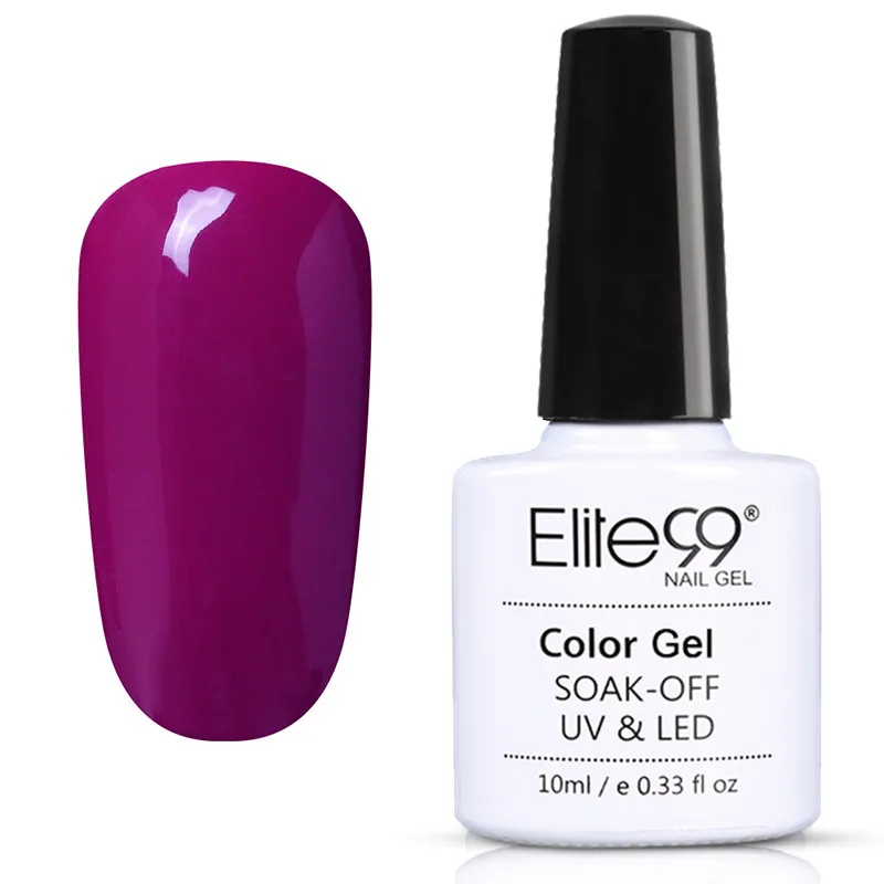 Elite99 Alcoholic Removal One Step Gel 10ml One Step UV Gel Varnish 3 in 1 Nail Polish LED Soak off Hybrid Long Last Gel Lacquer - Цвет: 0014