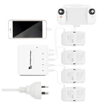 

USB Cable Drone Charging Charger For FIMI X8 SE Drone accessories EU UK US Port Battery Charger For Xiaomi FIMI X8 SE Drone