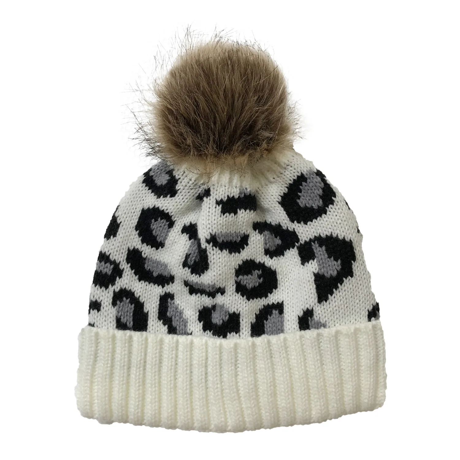 Topi Rajutan Tebal Topi Motif Macan 