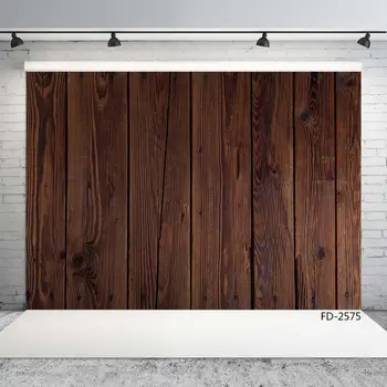 

Retro Dark Brown Wood Board Texture Wooden Planks Backdrop Baby Child Vinyl Photography Background Photophone Photo Studio Props