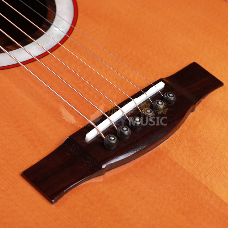 LivingSton D-270S 41 дюймов, однотонное платье с длинными рукавами и деревянная акустическая Гитары, акустической гитары