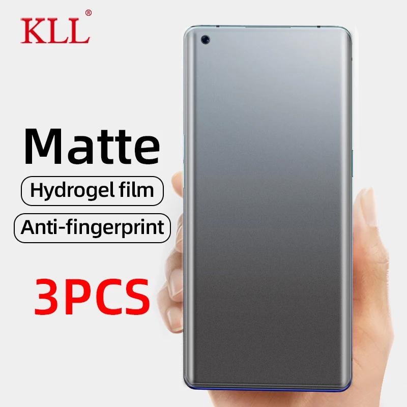 Матовая Гидрогелевая пленка без отпечатков пальцев для OPPO Reno 4 3 Find X2 Pro Neo Lite