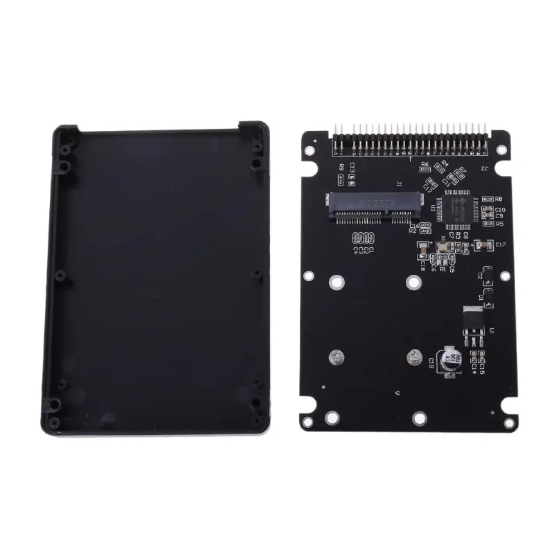 Мини SATA mSATA SSD жесткий диск для 44Pin IDE адаптер с корпусом чехол 2," HDD