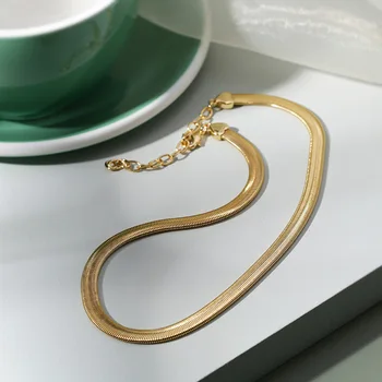 

Snake Bones Chain Necklace Fashion Minimalist Style Chain Clavicle Chain Necklace