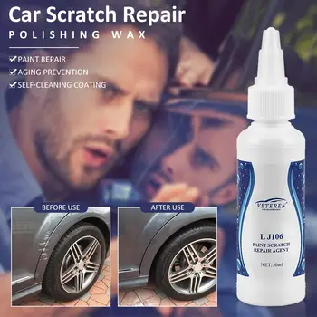 

2020 New Car Polish Car Scratch Repair Wax Repair Agent Waterproof Glossy Wax Scratch Remover Car Care Maintenance 50ML