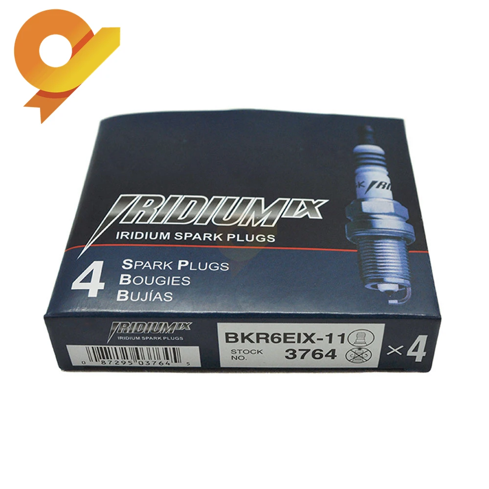 4 шт. 6 шт. BKR6EIX-11 BKR6EIX11 3764 новая иридиевая Свеча зажигания для Toyota Lexus Honda Suzuki Chevy Mazda Audi Acura Chevrolet Dodge