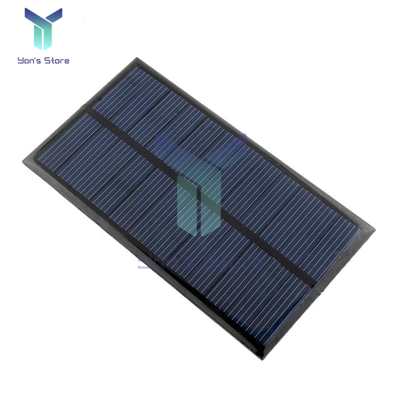 Panel słoneczny 6V 1W Mini układ słoneczny DIY na akumulator ładowarki do telefonów przenośne ogniwo słoneczne do pompy alternatora zasilanej energią słoneczną