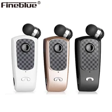 Fineblue F PLUS Mini Беспроводная Bluetooth V4.0 гарнитура наушники-вкладыши без рук с микрофоном Вибрация оповещения карбоновый дизайн