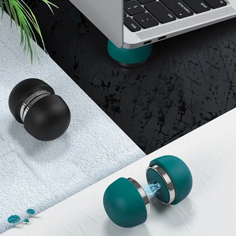

2Pcs Laptop Stand Portable Cooling Pad For MacBook Laptop Portable Cool Ball Heat Dissipation Skidproof Pad Cooler Stand