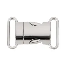 10x20 мм металлическая Боковая Пряжка для паракордового браслета собачий ошейник Серебряный