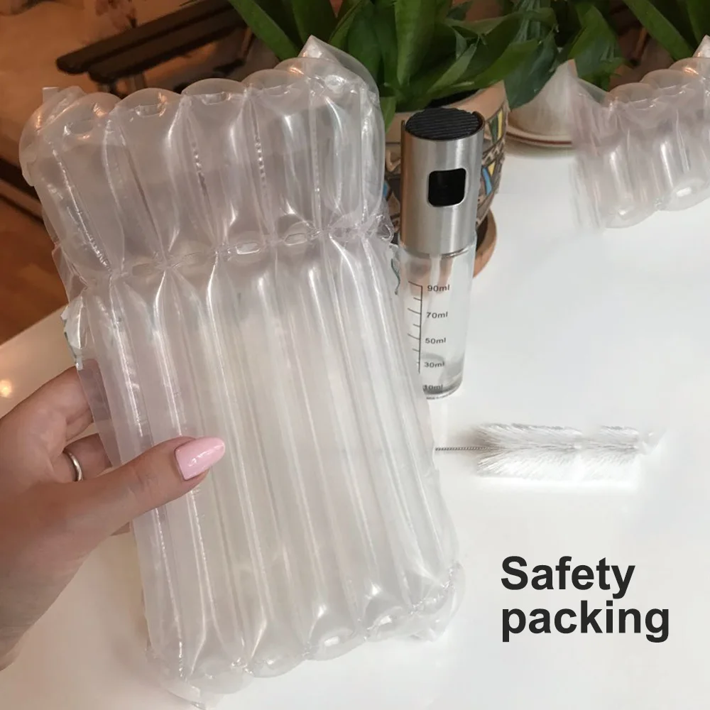100ml Glass Olive Oil Sprayer Empty Bottle Oil Dispenser with cleaning brush for Cooking Salad Picnic BBQ Kitchen Baking tools
