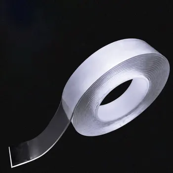 

Nano Magic Tape Cinta Doble Cara Adhesiva - Transparent Cleanable Disks Glue Loop Disks Glue Gadget Home Supplies Improvement 5m