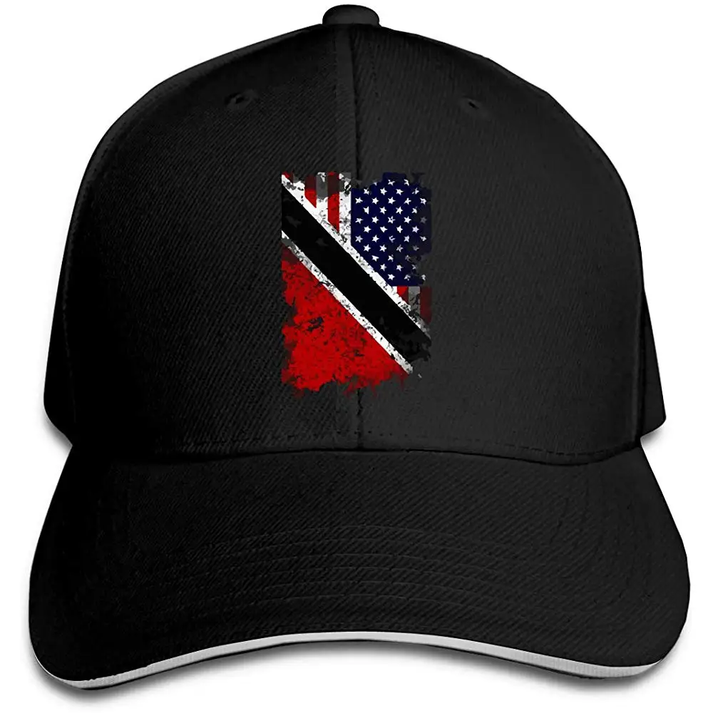 Классический мужской Тринидад американский флаг Кепка-тракер Кепки Бейсбол Кепки