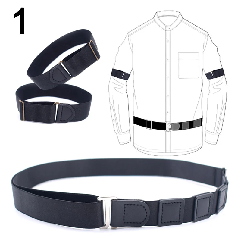 

Elastic Adjustable Armbands Anti-Slip Shirt Sleeve Holders Strap Arm Shirt Garters Hold Up BB55