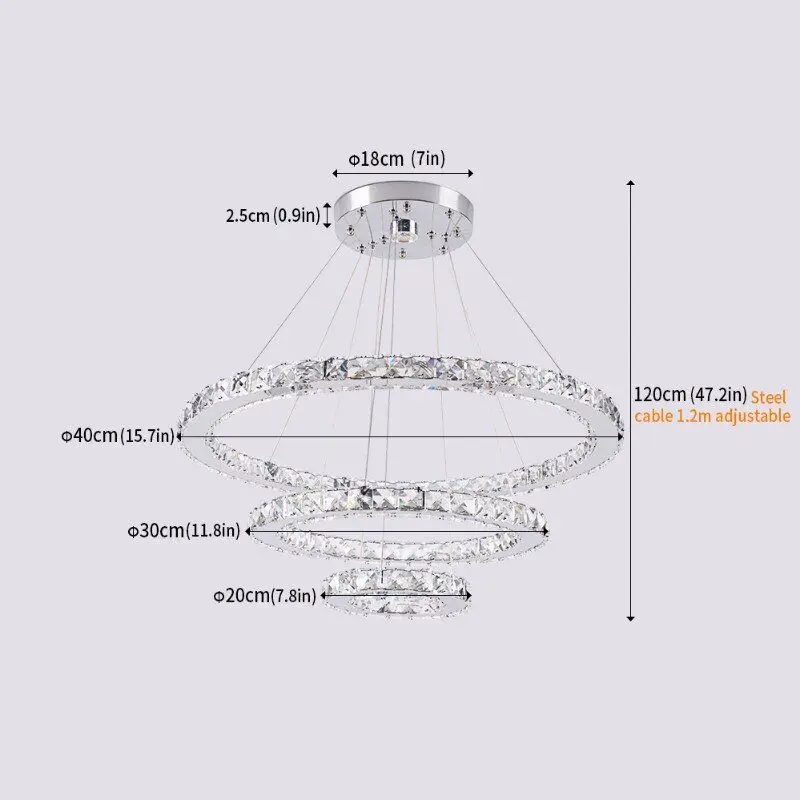 3Rings D40xD30xD20cm
