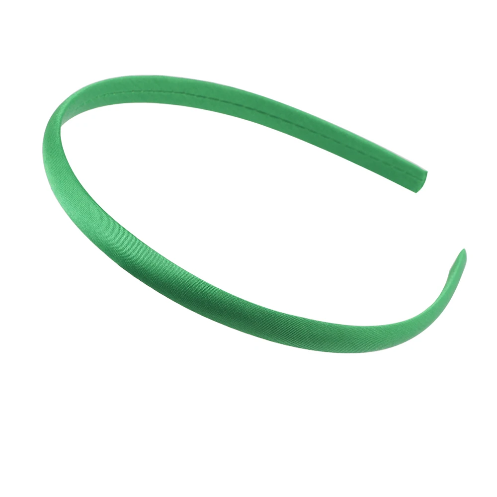 Green headband Meimile, эластичные повязки на голову для маленьких девочек, Женские однотонные аксессуары для волос, резинки для волос с конским хвостом, резинки, карамельный стиль - Цвет: Green headband